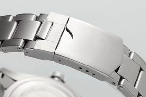 Montre mécanique de luxe de qualité supérieure, étanche, 41 mm, fabriquée par ZF, acier inoxydable 316L, mouvement ETA 2836, GMT, montre noire Bayy. - Product Image 5