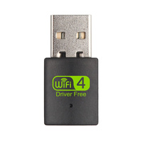 Adaptateur WiFi USB 2.0 300 Mbps avec chipset RTL8192 pour ordinateur portable, Kali Linux, pilote gratuit, émetteur/récepteur de signal 2,4 GHz