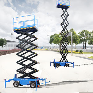 Super bas prix 6-24m travail aérien plate-forme de levage <span class=keywords><strong>manivelle</strong></span> électrique Mobile ciseaux Mobile levage Cargo Freight Elevator - Product Image 5