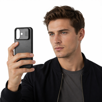 Étui de téléphone Nillkin pour Xiaomi Redmi Note17 Pro avec couverture de caméra coulissante, antichoc, anti-empreintes digitales, coque de protection TPU+PC
