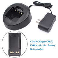 Chargeur CD-58 CD58 pour talkie-walkie Vertex VX451 VX459 VX261 EVX531 EVX534 EVX539, compatible avec le chargeur station simple FNB-V134LI