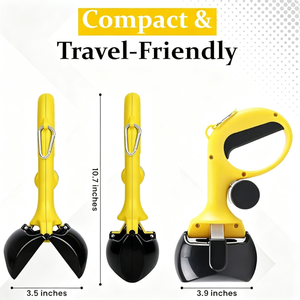 Ramasse-crottes portable pour chien, réutilisable, étanche, lavable, en plastique, pour les promenades en extérieur - Product Image 5