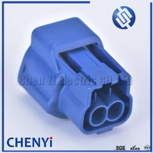 蓝色2针Rs 090系列母 (2.2) 汽车外壳插头塑料防水接线连接器6189-0777 - Product Image 3