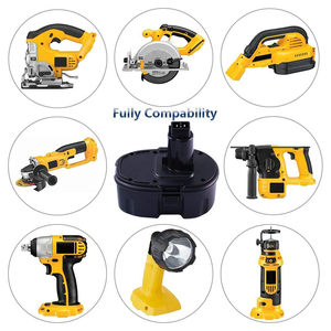 סוללת כלי עבודה נטענת Goxion Factory C&P Dewat 14.4V 3000mAh <span class=keywords><strong>Ni</strong></span>-<span class=keywords><strong>MH</strong></span> דגם DC9091 מחומר ABS+PC עמיד בפני אש, 800 מחזורי טעינה - Product Image 6