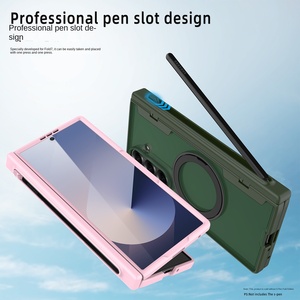 Funda para Samsung <span class=keywords><strong>Galaxy</strong></span> Z Fold 6/7, Híbrida de TPU+PC, Magnética, con Soporte Metálico, Protección Completa de Bisagra y Soporte Integrado para <span class=keywords><strong>S</strong></span> Pen - Product Image 4