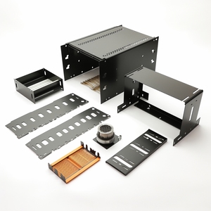 Chasis de Servidor de Metal con Recubrimiento de Polvo Negro de Precisión Personalizada, Kit de Carcasa para Montaje en Rack de Red, Venta al por Mayor de Fábrica OEM - Product Image 1