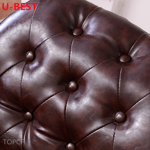 Sofá Industrial de Cuero Estilo Aviador Vintage U-Best, Divani, Kanepe, Bankstel, Hoekbank, Sofy, Mueble de Salón, Juego de Muebles para Sala de Estar - Product Image 4