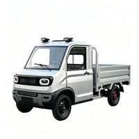 Camionnette électrique compacte HZWC, fabriquée au Shandong, 2 portes, économique, avec benne basculante, autonomie de 101 à 200 km