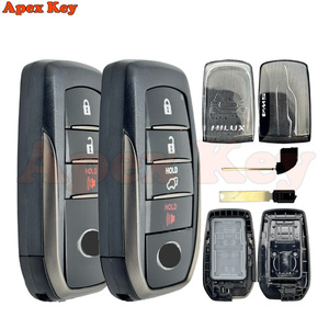 Coque de clé pour Toyota Camry Cruiser RAV4 Avalon Corolla, coque de clé de voiture intelligente à télécommande, carte 0020, KD VVDI J518 - Product Image 1