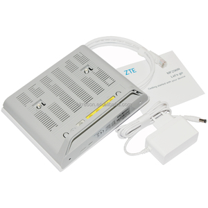 ZTE MF296R 300Mbps CAT 6 4G LTE CPE Router Dual Antenna Port and RJ11 Port with VoIP and VPN Function Includes <b>Sim</b> <b>Card</b> - Product Image 4