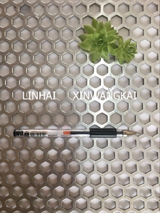 <span class=keywords><strong>SS</strong></span> hình lục giác lỗ đục lỗ tấm kim loại cho loa nướng - Product Image 3