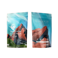 Sachets refermables personnalisés avec logo imprimé, pour le stockage de grains de café et d'aliments