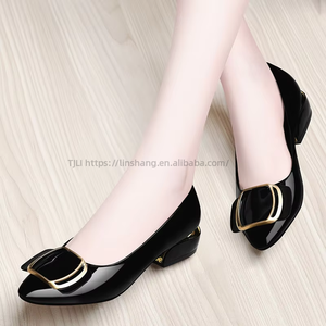 On Elegant Pump Shoes Ladies PU Leather Comfortable <b>Flat</b> Loafers Women Causal Work Shoe - Product Image 5