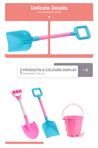Jouets de pelle à sable de plage en plastique multi-manche personnalisés pour enfants de 14 ans et plus, unisexe - Product Image 4