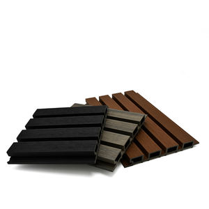 Panneau mural WPC de co-extrusion extérieur de haute qualité 219*26mm, revêtement extérieur creux, villa/salle de bain/entrepôt/salle de sport, utilisation imperméable - Product Image 1