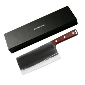Cuchillo de Cocina Chino Forjado a Mano con Hoja de Acero Inoxidable 4Cr14Mov de 8 Pulgadas, Ultra Afilado, para Hogar y Restaurante, OEM - Product Image 1