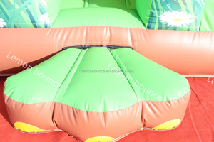 Castello Gonfiabile Commerciale a Tema Giungla con Scivolo Asciutto per Bambini - Combo Giungla da Esterno - Product Image 5