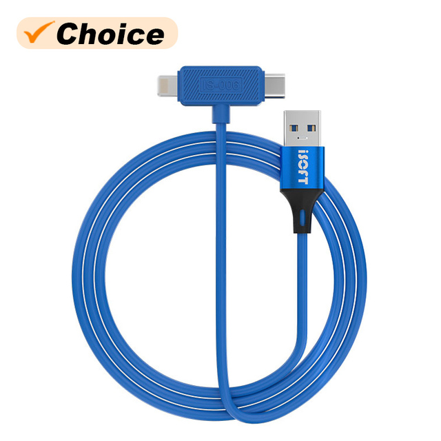 ISoft IS-006 Dual Interface Data Recovery Repair Cable for IP Pad Full Series Automatic Flashing and Data Transmission Line