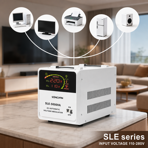 Régulateur de tension monophasé à courant alternatif très vendu 2000VA 50Hz/60Hz Tension de sortie <span class=keywords><strong>220</strong></span>±10% Tension d'entrée 110-280V Stabilisateur CE - Product Image 4