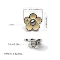 Boucle de lacet en alliage de zinc avec strass et perles en forme de cœur, style Instagram, conforme aux normes UE/US, Serene Joy