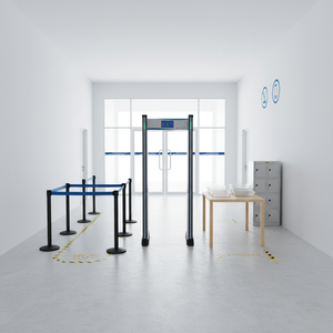 Yüksek Performanslı Paslanmaz Çelik Geçiş Tipi <span class=keywords><strong>Metal</strong></span> Dedektörü 30kHz Çalışma Frekansı 10/29 İnç Ekran Mobil Ekran - Product Image 4