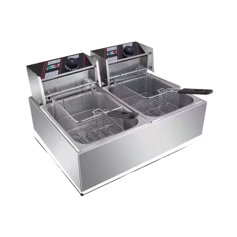 Commercial Electric 6L Stainless Steel Fryer