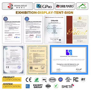 Gian hàng trưng bày di động, hộp đèn bật lên, phông nền, thiết bị gian hàng hội chợ thương mại khác của JiongChang - Product Image 6