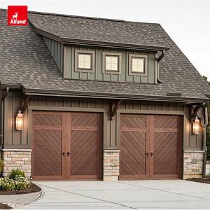 <span class=keywords><strong>Porte</strong></span> <span class=keywords><strong>de</strong></span> <span class=keywords><strong>garage</strong></span> verticale à accordéon moderne du milieu du siècle Alland Wood <span class=keywords><strong>avec</strong></span> <span class=keywords><strong>porte</strong></span> et cadre en bois, charnières, accessoires <span class=keywords><strong>de</strong></span> verrouillage - Product Image 3