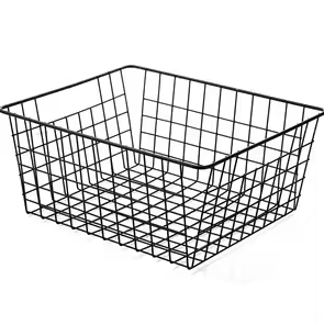 <b>Large</b> Capacity Metal Wire <b>Storage</b> <b>Basket</b>, Household Kitchen <b>Storage</b> <b>Basket</b> for Vegetables, Fruits & Tableware - Product Image 2