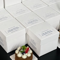 Boîte à mini-gâteaux personnalisée style Ins pour desserts à la mousse – Emballage sécurisé à emporter pour pâtisseries françaises et boulangeries West Point