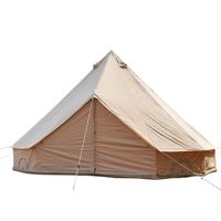 Grande tente de luxe arabe imperméable, Camping en plein air et Glamping, tente de yourte mongole gonflable, tente cloche en toile de coton