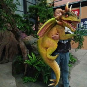 Công viên chủ đề sản phẩm Robot animatronics bé thực tế rồng Robot khủng long con rối để bán - Product Image 3