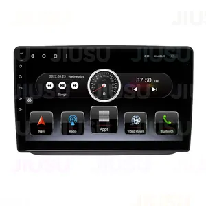 Radio mobil Android 12, layar sentuh navigasi GPS pemutar DVD Stereo Multimedia Audio sistem untuk Skoda Fabia Rapid 2007-2014