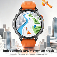 Montre connectée sportive Z422 en gros avec écran AMOLED de 1,7 pouce, suivi du rythme cardiaque et du sommeil, étanche IP68, GPS Explorer Pro