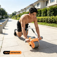Rodillo Abdominal para Moldear el Cuerpo, con Rebote Automático, para Hombres y Mujeres Adultos, para Adelgazar la Cintura y Perder Grasa