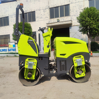 OEM 3000kg 3 tonnes diesel Euro 5 EPA CE moteur mini promenade derrière compacteur à rouleaux compacteurs à rouleaux roulants