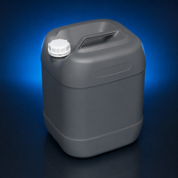 Bidon jerrycan HDPE 20L avec bouchon à bec de baleine pour l'huile moteur, les lubrifiants, les liquides industriels, emballage en vrac, vente en gros