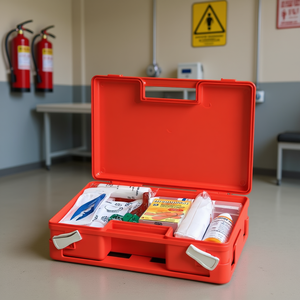 TTAKE First Aid Kit For <b>Fire</b> And Safety With Essentials In Red Case - Product Image 3