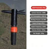 Marteau-piqueur pneumatique portable G20, durable, pour la démolition et les opérations de sauvetage