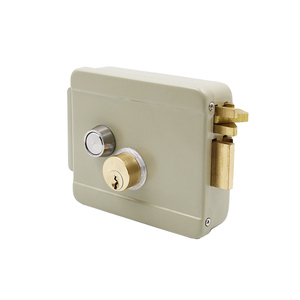 <span class=keywords><strong>Serrure</strong></span> de porte principale extérieure intelligente de sécurité en gros, télécommande, 12V, double cylindre, étanche, loquet électrique, <span class=keywords><strong>serrure</strong></span> à encastrer en métal - Product Image 6