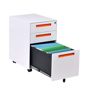 Meuble de bureau moderne de haute qualité avec 3 tiroirs verrouillables en métal, gain de place, vente directe d'usine, pour bureau, maison, école - Product Image 6