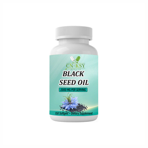 Factory Manufacturer Black Seed Oil Softgels Contains 2000 mg Black Seed Oil Respiratory Support Adult Dietary <b>Supplement</b> - Product Image 1
