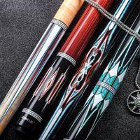 Tongkat Biliar ZOKUE AXD-1 3 Cushion Carom Pool dengan Shaft Serat Karbon, Kayu Maple, Sambungan Baja Tahan Karat, Desain 2-Piece, Ujung 12mm