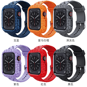 Correas <span class=keywords><strong>de</strong></span> Silicona para <span class=keywords><strong>Apple</strong></span> <span class=keywords><strong>Watch</strong></span> 49mm Ultra Con Estuche Smart <span class=keywords><strong>Watch</strong></span> Bands Correa - Product Image 2