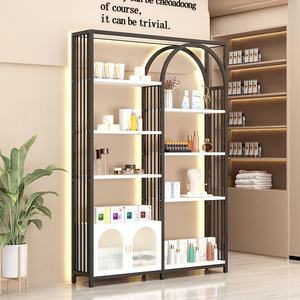 Exhibidor de Lujo Moderno <span class=keywords><strong>para</strong></span> Salón de Belleza, Estante de Exhibición de Cosméticos, Esmaltes de <span class=keywords><strong>Uñas</strong></span> <span class=keywords><strong>y</strong></span> Cuidado de la <span class=keywords><strong>Piel</strong></span>, Mueble de Exhibición <span class=keywords><strong>para</strong></span> Tienda - Product Image 4