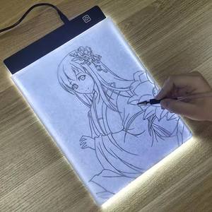แผ่นไฟ LED โปร่งใสสำหรับวาดภาพและเขียน เครื่องมือสำหรับศิลปิน นักเรียน งานศิลปะอนิเมะ ผลิตในจีน - Product Image 1