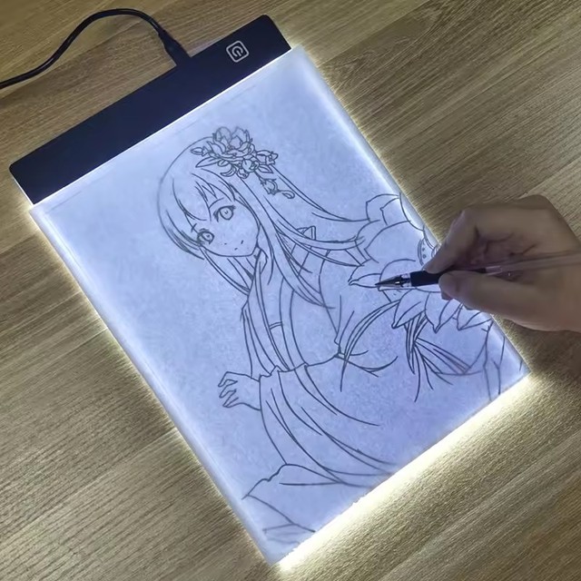 Transparent LED Light Pad for Drawing Writing Tracing-Artists & Students Anime Art Tool China Origin