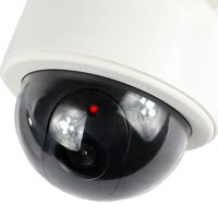 JinD Kamera CCTV keamanan daya baterai, Kamera CCTV tahan air dalam dan luar ruangan dengan lampu kilat merah