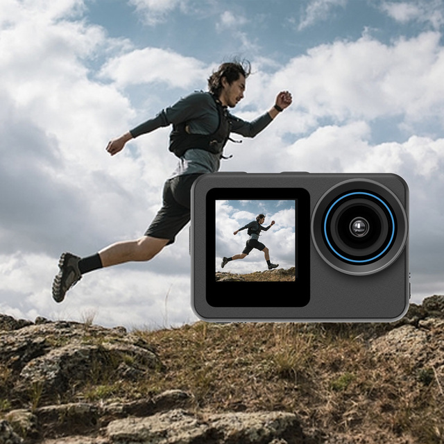 Hot Sale HD 4K WiFi Sport DV Camera IP68 Waterproof 256G Built-in Memory Slow Motion Underwater 2.2 Inch Screen Action Sports