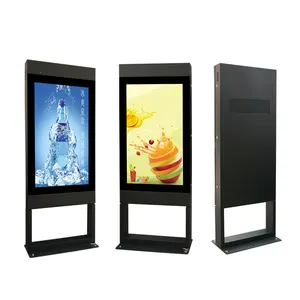 3000 4000 nits 비디오 플레이어 와이파이 높은 밝기 LG 패널 디지털 방수 LCD 간판 옥외 광고 토템